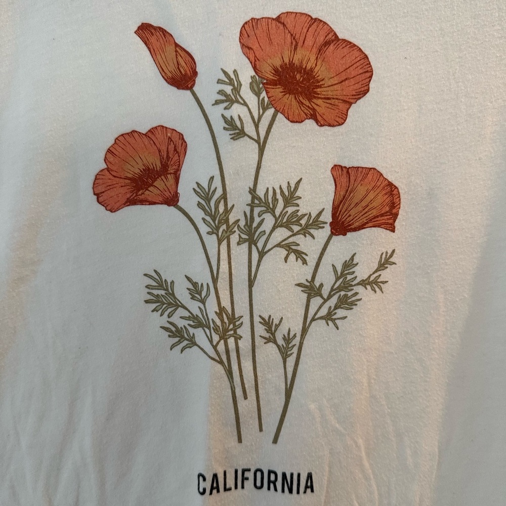 ❗️LAST CHANCE❗️ Full Tilt California Poppy Long-sleeve Tee